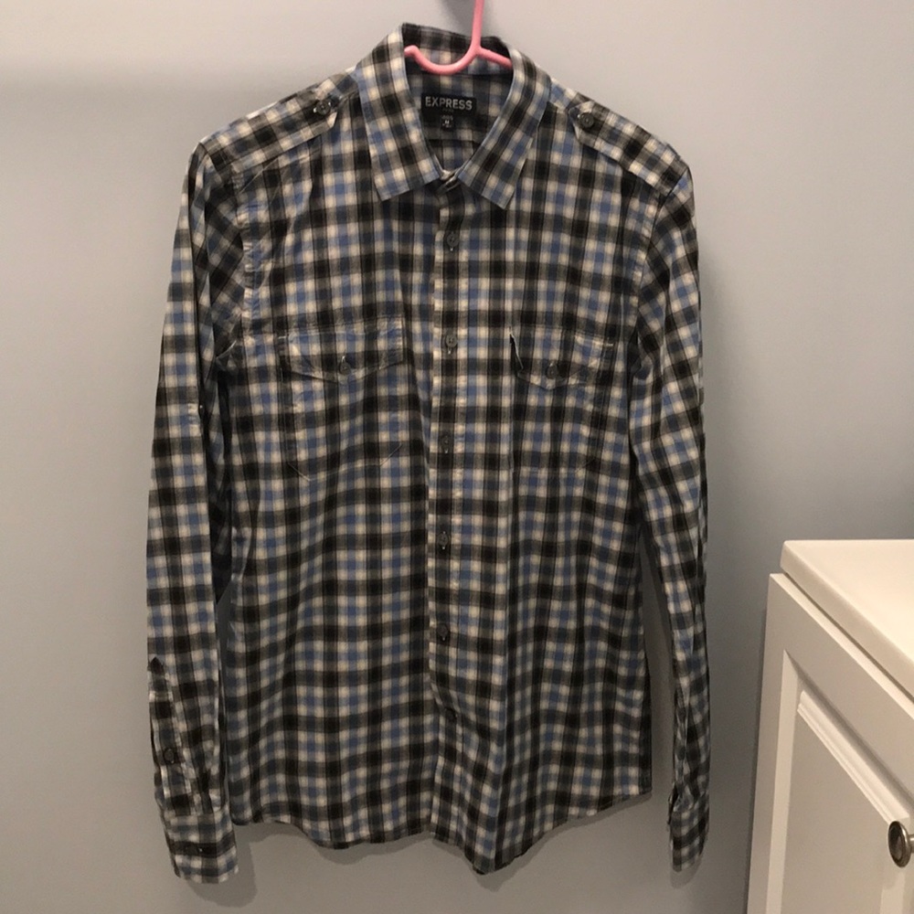 Men’s Express button down.